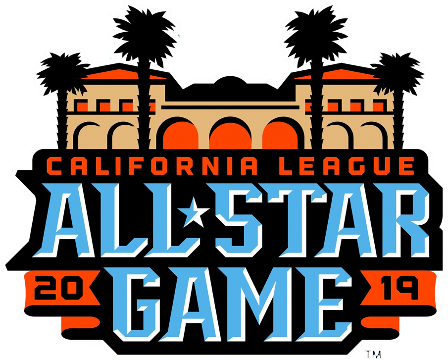 California League All-Star Game 2019 Primary Logo iron on transfers for clothing